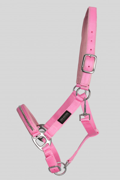 Halter-Set "SKRAUT" with rope, pink