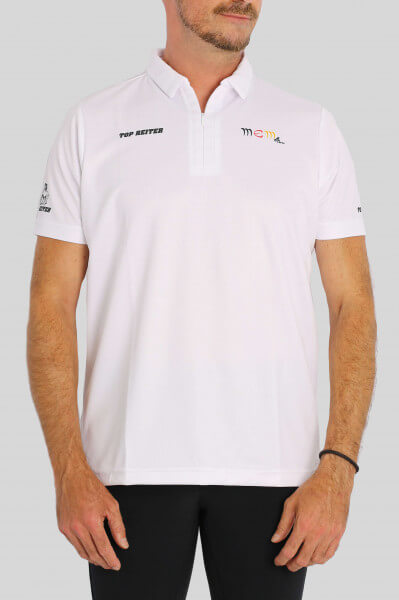 Polo-Shirt "MEM2022", Men, white