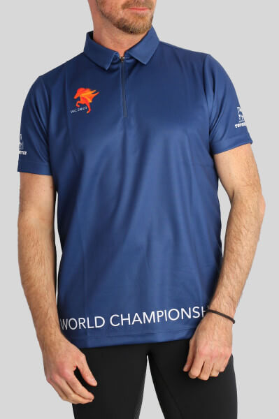 Poloshirt "WM2023", Herren, dunkelblau