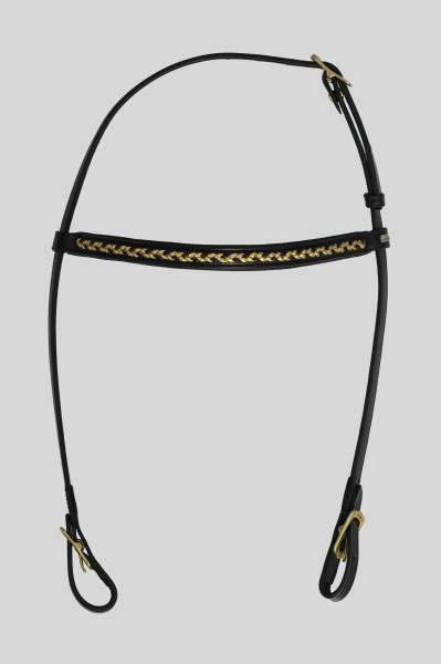Headstall "INDIVIDUELLE", black/gold
