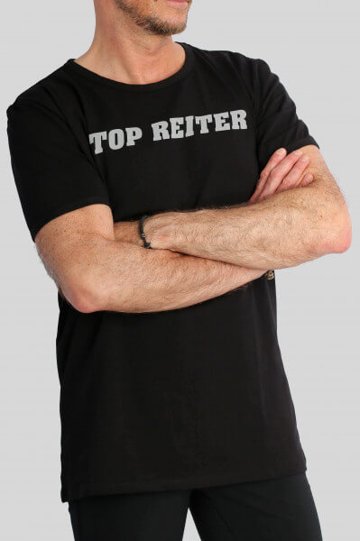 T-Shirt "TOP REITER", Men, black