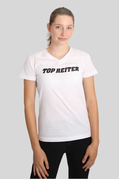 T-Shirt "VON", Damen, weiß